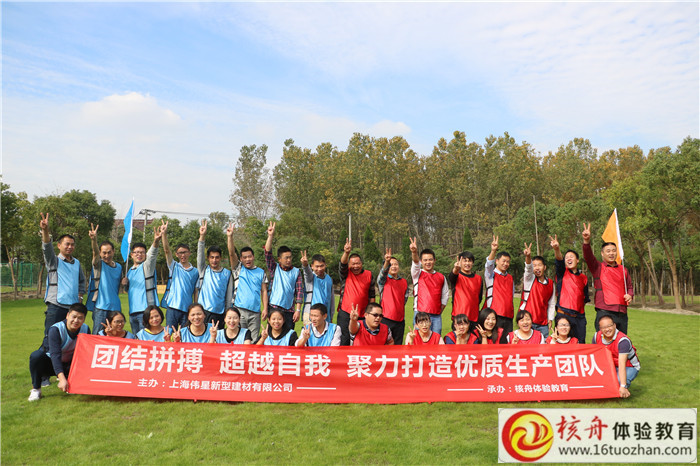“團結拼搏 超越自我”2017上海偉星新型建材有限公司主題拓展培訓